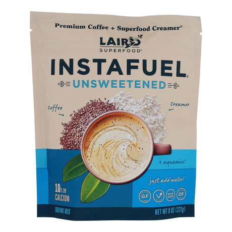 Laird Superfood Instafuel Unsweetened, Energy-Boosting Beverage, 6-Pack (8 oz) - Cozy Farm 