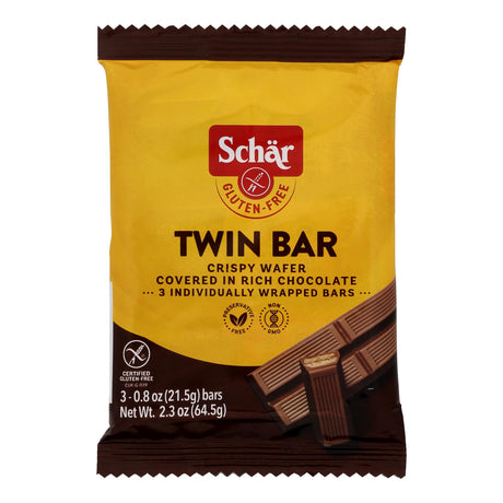 Schar Twin Bars Gl, Gluten-Free, 2.3 Oz, 14 Pack - Cozy Farm 
