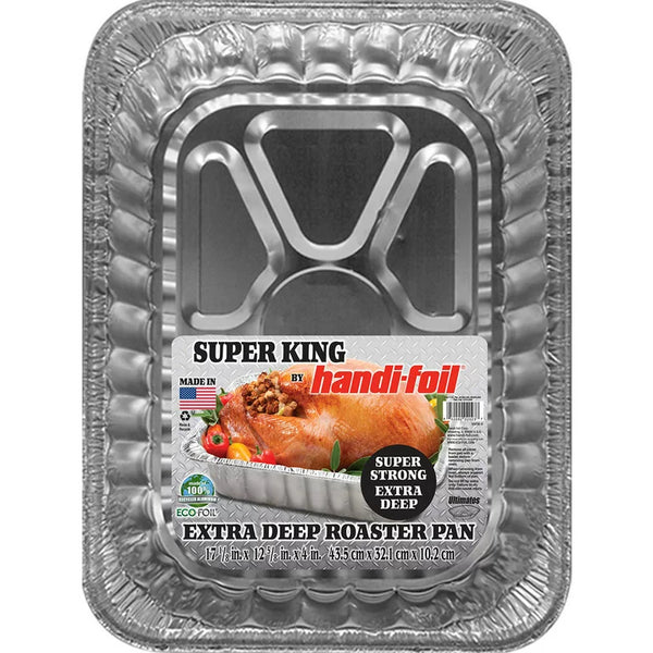Brand Name Durable 12-Count Foil Roasters with Ultra Handles - Cozy Farm 