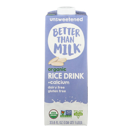 Better Than Milk Drink Rice Calcium - Case of 6 - 33.8 Fz - Cozy Farm 