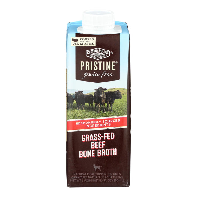 Castor & Pollux Organic Green Beef Bone Broth, 8.4 fl oz - Case of 24 - Cozy Farm 