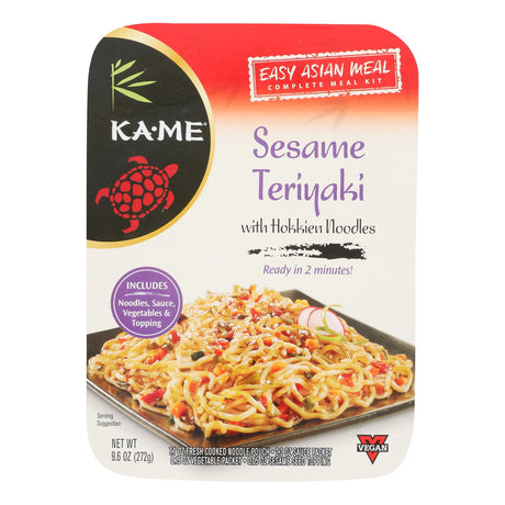 Ka'me Teriyaki Sesame Noodles - Case of 6 - 9.6 oz ea - Cozy Farm 