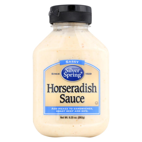 Silver Spring Sauce Horseradish - 9.25 Fl Oz (Case of 9) - Cozy Farm 