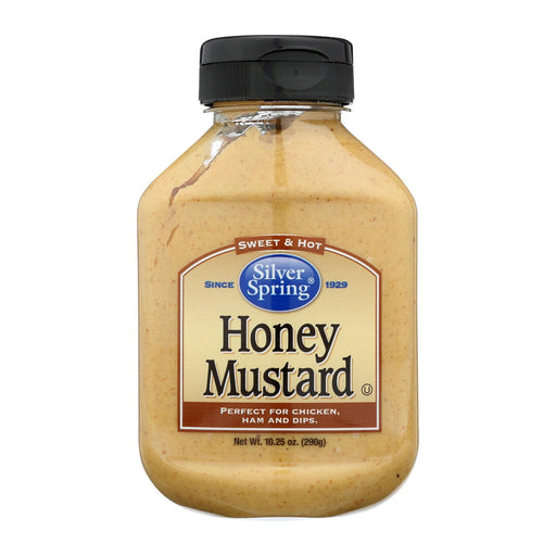 Silver Spring Squeeze Mustard Honey, Case of 9 (10.25oz) - Cozy Farm 