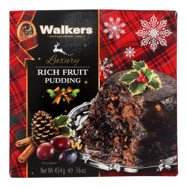 Walkers Shortbread Pudding Rich Fruit - 16 Oz, 6 Pack - Cozy Farm 