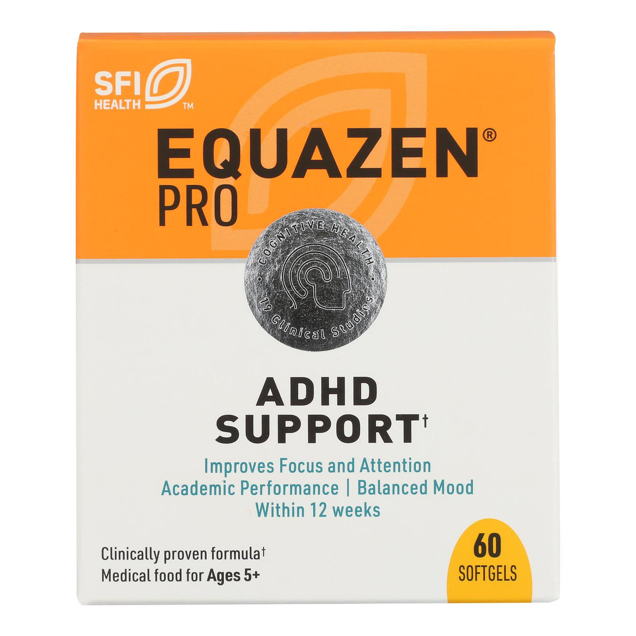 Equazen Pro ADHD Support Supplement - 2.5 Oz (60 Capsules) - Cozy Farm 