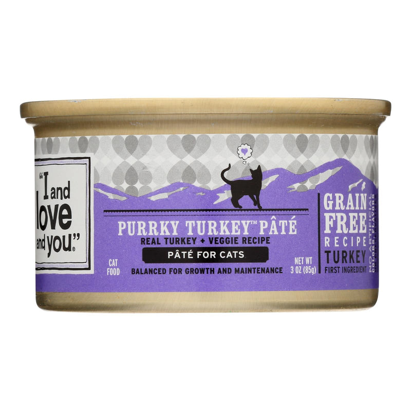 Natural Protein-rich Purrky Turkey Recipe Wet Cat Food  - Case Of 24 - 3 Oz - Cozy Farm 