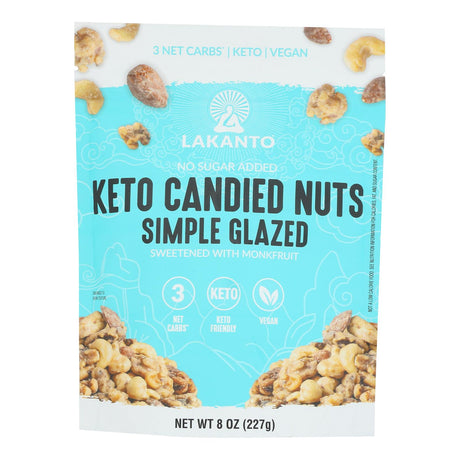 Lakanto Keto Simple Glazed Nuts - 8 oz., Case of 12 - Cozy Farm 