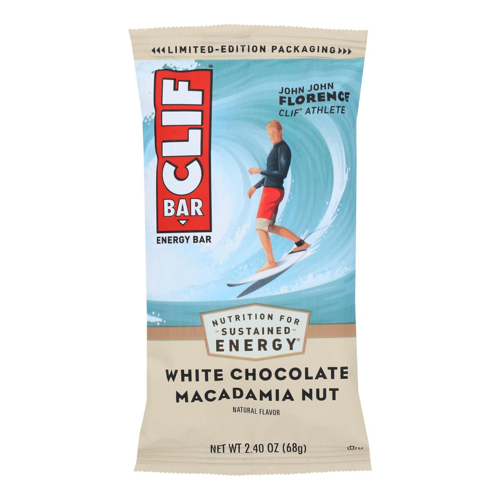 Clif Bar - Organic White Chocolate Macadamia Nut - Case Of 12 - 2.4 Oz - Cozy Farm 