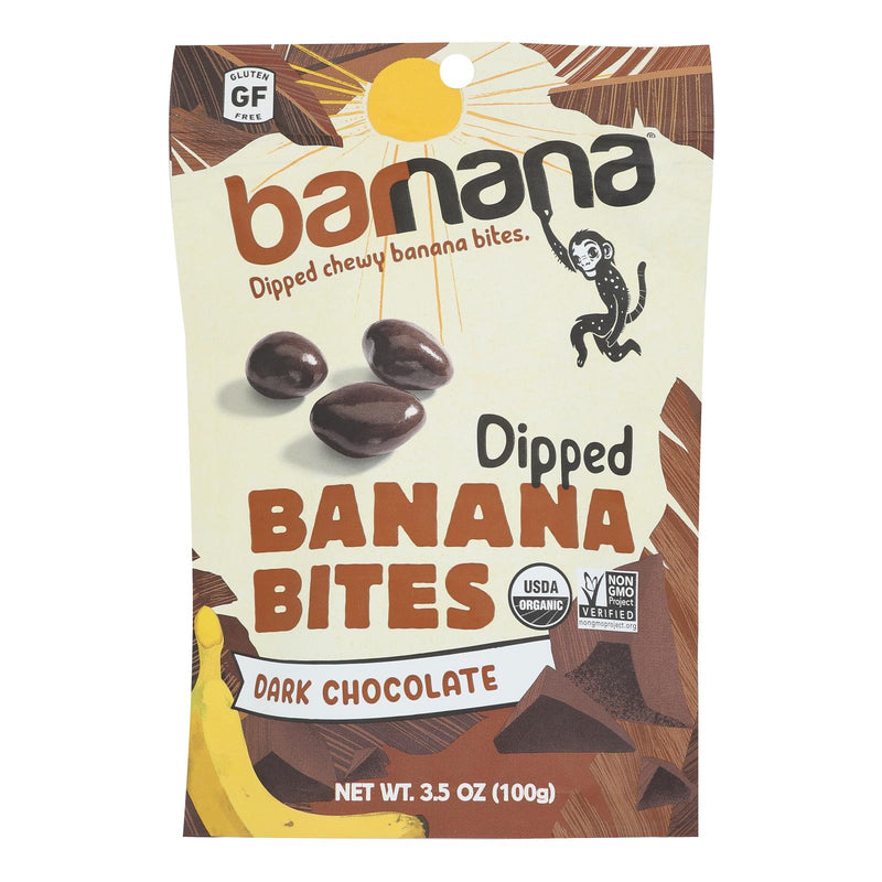 Barnana Organic Chocolate Chewy Banana Bites - 12 Pack of 3.5 Oz - Cozy Farm 