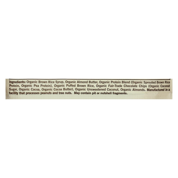 Gomacro Organic Macrobar, Coconut Almond Butter & Chocolate Chips, 2.3 Oz - Cozy Farm 