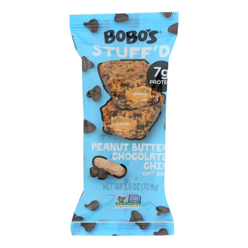 Bobo's Oat Bars - Peanut Butter Filled Chocolate Chip - 2.5 Oz, Case of 12 - Cozy Farm 