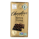 Chocolove Xoxox Premium Dark Chocolate Bar - Extra Strong - 3.2 Oz - Case of 12 - Cozy Farm 