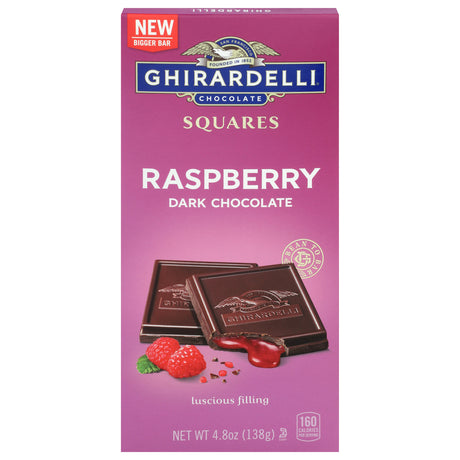 Ghirardelli Intense Dark Chocolate Raspberry Bar - Case of 10 - 4.8 Oz - Cozy Farm 