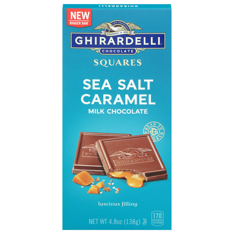 Ghirardelli Milk Chocolate Sea Salt Caramel Bars - 4.8 Oz - Pack of 10 - Cozy Farm 