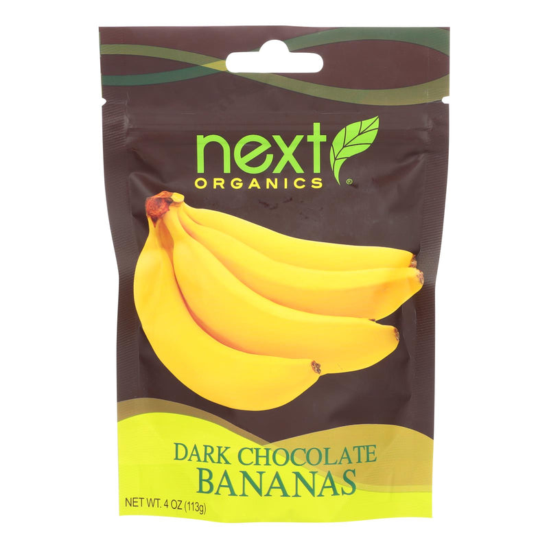 Next Organics Dark Chocolate - Bananas - Case Of 6 - 4 Oz. - Cozy Farm 