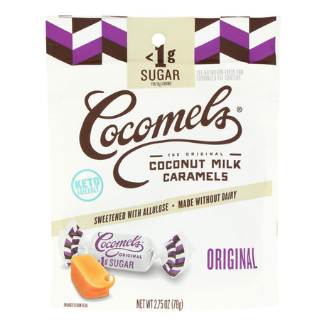 Cocomels Caramel Coconut Milk Original Sugar Free - 2.75 Oz Pack of 6 - Cozy Farm 