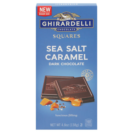 Ghirardelli Dark Chocolate Sea Salt & Caramel Bars - 4.8 Oz - Pack of 10 - Cozy Farm 