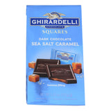 Ghirardelli Dark Chocolate Sea Salt Caramel Squares - 5.32 Oz Per Square (Case of 6) - Cozy Farm 