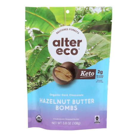 Alter Eco Bombs Hazelnut Butter - 3.8 Oz - Pack of 8 - Cozy Farm 