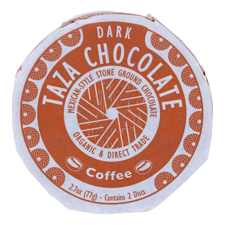 Taza Chocolate Organic Mexicano Dark Chocolate Coffee Discs - 55% Cacao - 2.7 OZ - Cozy Farm 