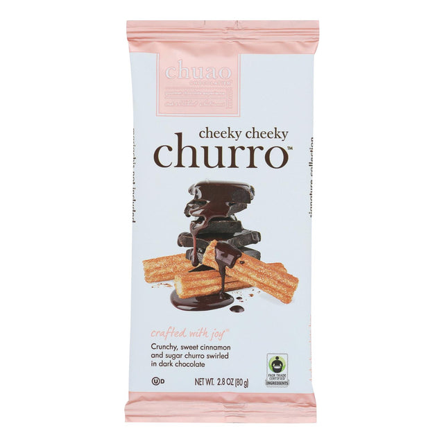 Chuao Chocolatier Cheeky Cheeky Churro Chocolate Bar, Case of 12 - 2.8 oz - Cozy Farm 