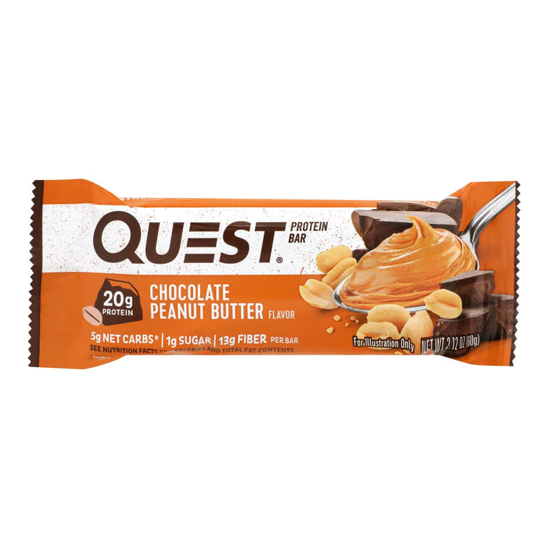 Quest Bar - Chocolate Peanut Butter - 2.12 Oz - Case Of 12 - Cozy Farm 