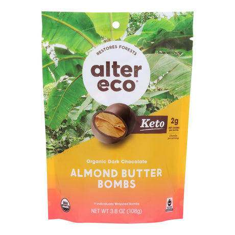 Alter Eco Bombs Almond Butter, 3.8 oz - Pack of 8 - Cozy Farm 