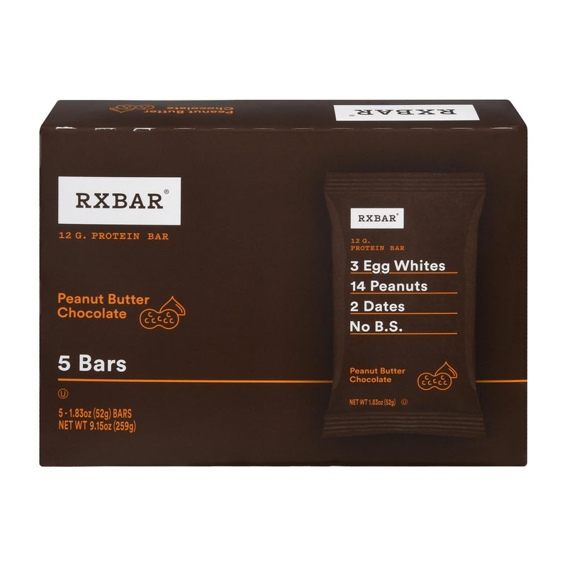 RXBAR Protein Bar, Peanut Butter Chocolate, 1.83oz, Pack of 6 - Cozy Farm 