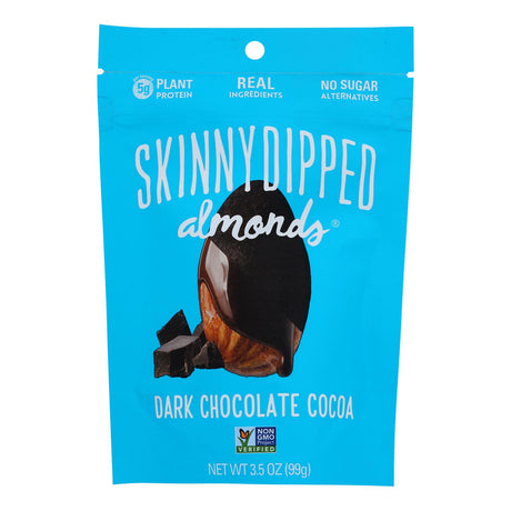 Skinnydipped Dark Chocolate Cocoa Almonds - 10 Pack - 3.5 Oz - Cozy Farm 