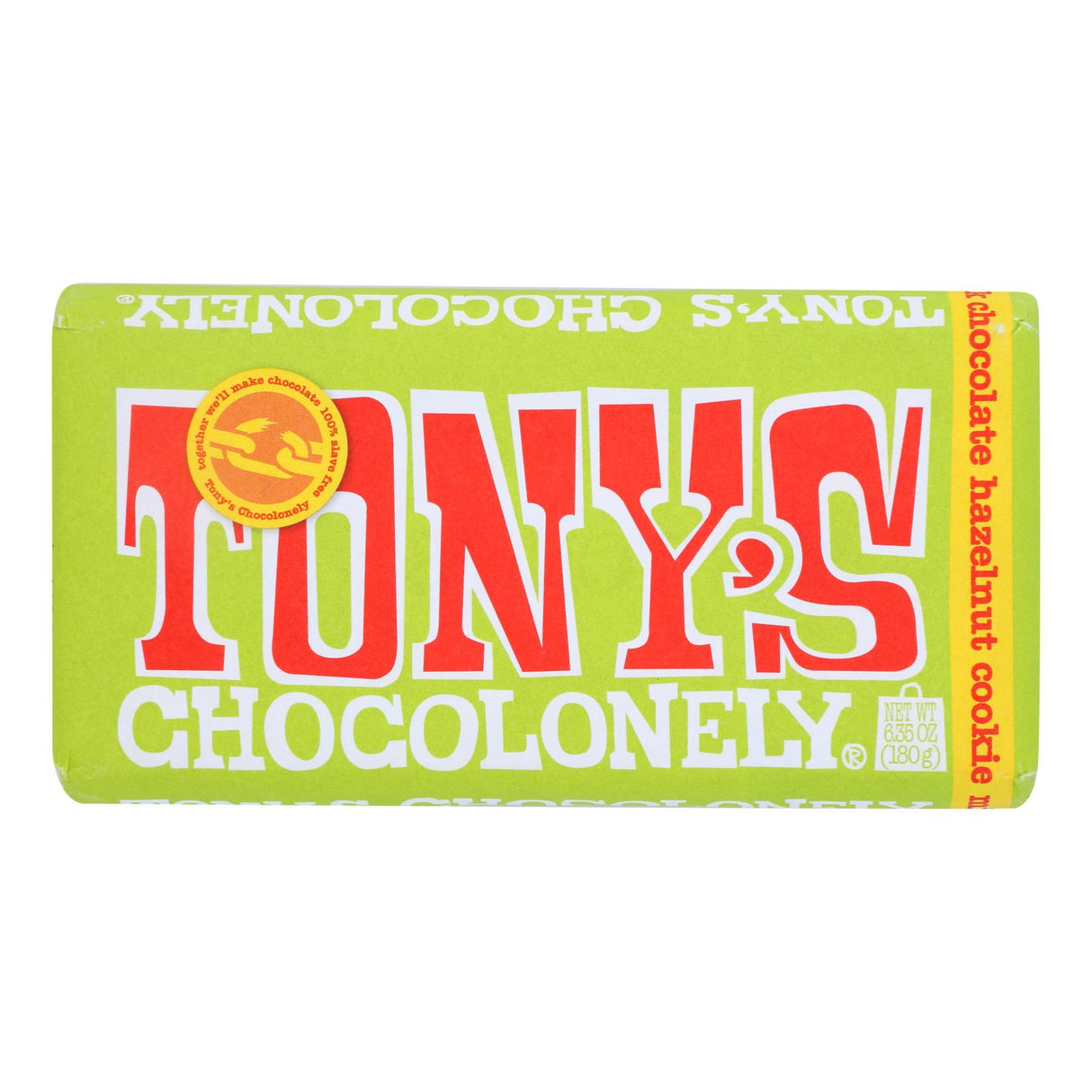 Tony's Chocolonely Milk Chocolate Hazelnut Cookie Bar - 6.35 Oz - Cozy Farm 