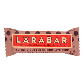 Larabar Almond Butter Chocolate Chip Fruit & Nut Energy Bar - 16 Pack, 1.6 Oz. Each - Cozy Farm 