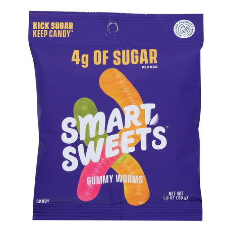 Smart Sweets Gummy Worms, 1.8 Oz Pack of 12 - Cozy Farm 