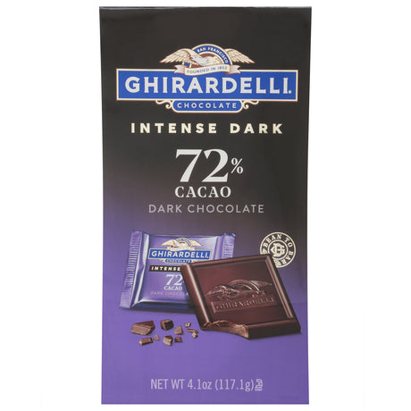 Ghirardelli 72% Dark Chocolate Twilte Daitle, Luxurious Indulgence - Pack of 6 - Cozy Farm 