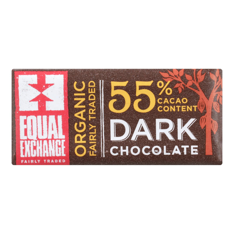 Equal Exchange - Ctr Display Chocolate Bar Mini - Case Of 150 - .15 Oz - Cozy Farm 