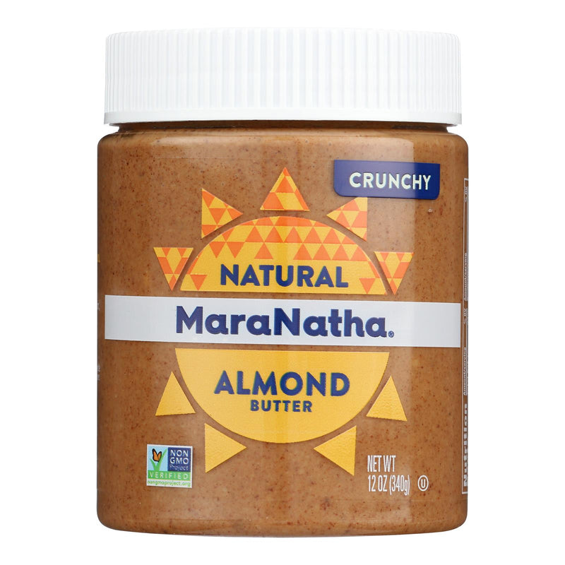 Maranatha Natural Foods Almond Butter - No Stir - Crunch - Case Of 6 - 12 Oz - Cozy Farm 