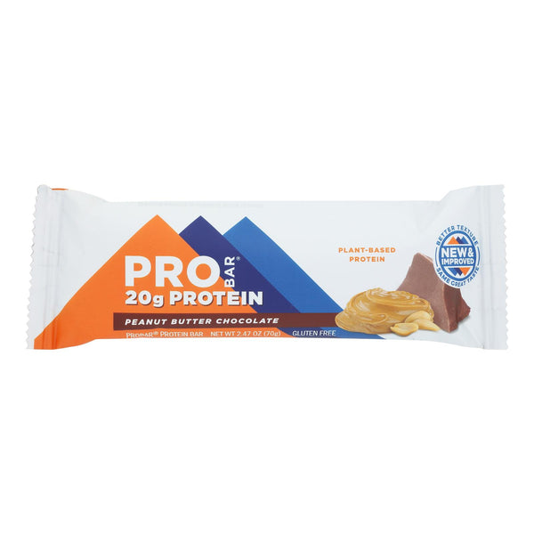 Pro Bar Peanut Butter Chocolate Core Bar 2.46 Oz (12 Pack) - Cozy Farm 