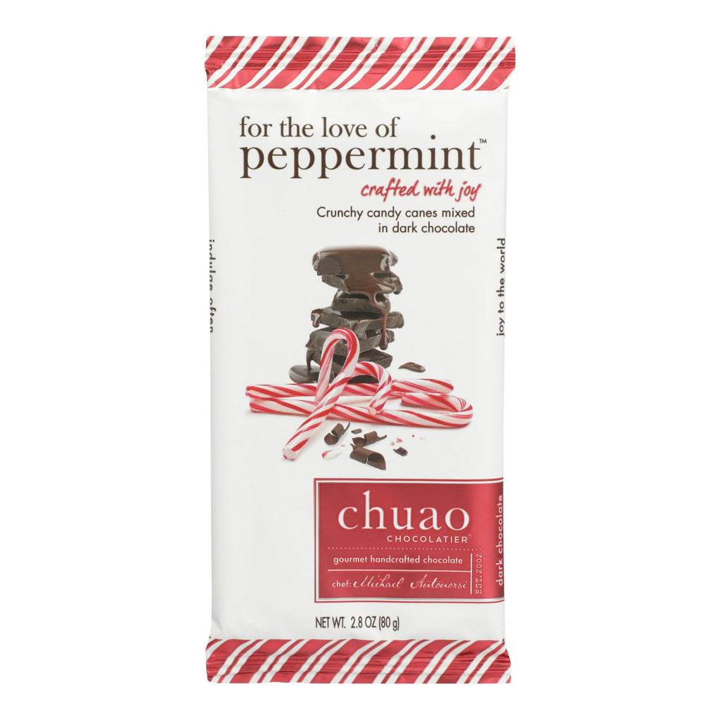 Chuao Chocolatier Bar - For Love of Pepprmnt - 12 Pack - 2.8 Oz - Cozy Farm 