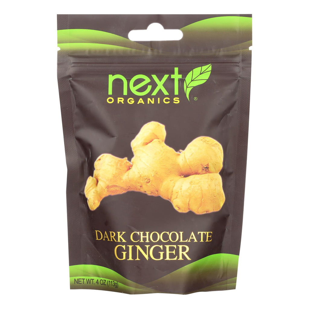 Next Organics Dark Chocolate Ginger  - Case Of 6 - 4 Oz - Cozy Farm 