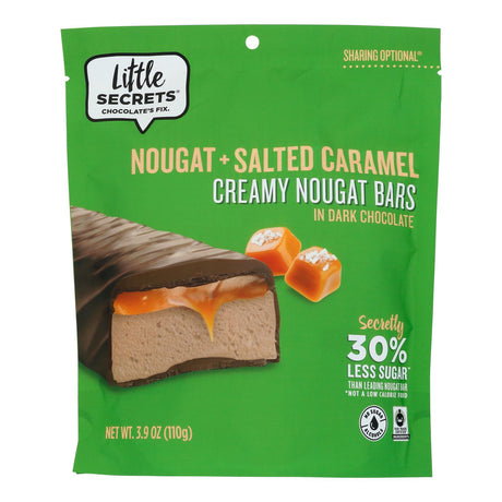Little Secrets Salted Caramel Nougat Bars, 3.9 Oz, 6-Pack - Cozy Farm 