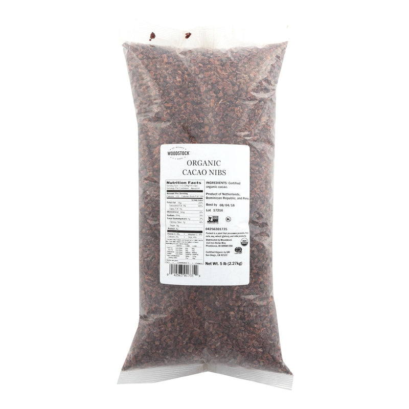 Woodstock Cacao Nibs - 10 Pound Bulk Bag - Rich, Intense Chocolate Flavor for Baking, Smoothies, and More - Cozy Farm 