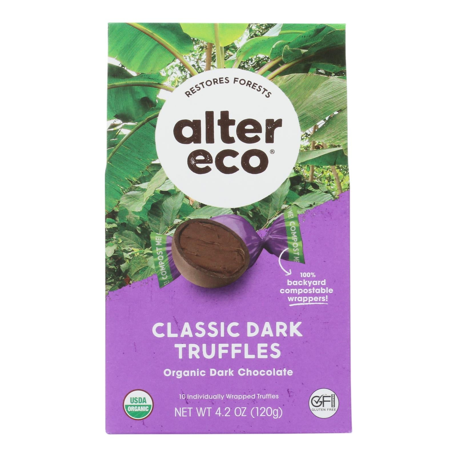 Alter+Eco+Americas+Organic+Truffles+Salted+Caramel+.42+Oz+Case+of+60 for  sale online