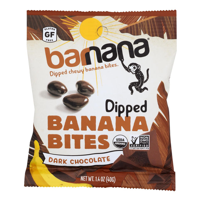 Barnana Organic Chocolate Chewy Banana Bites - Case of 12 - 1.4 oz - Cozy Farm 
