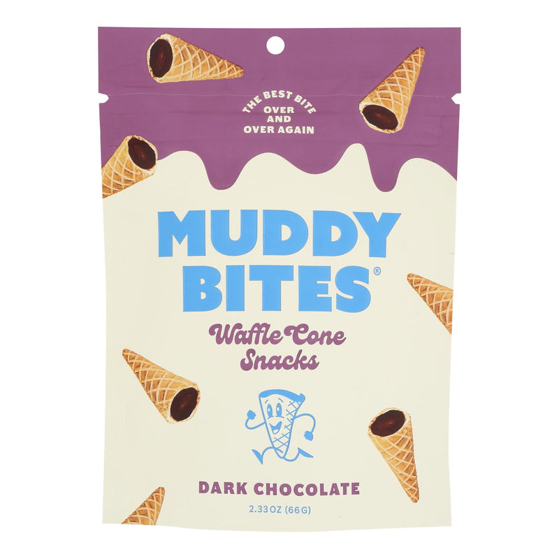 Muddy Bites Dark Chocolate - Case of 12 - 2.33 Oz Packs - Cozy Farm 