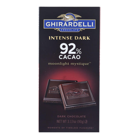 Ghirardelli Moonlight Mystique 92% Cacao Intense Dark Chocolate - 12 Pack - 3.17 Oz - Cozy Farm 