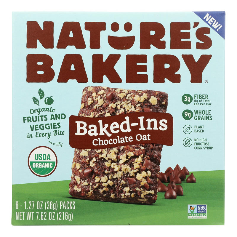 Nature's Bakery Chocolate Oat Baked-in Bars - Case Of 6 - 6 /1.27oz - Cozy Farm 