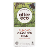 Alter Eco Salted Almond Chocolate Bar - 2.65 Oz Per Bar - Case of 12 - Cozy Farm 