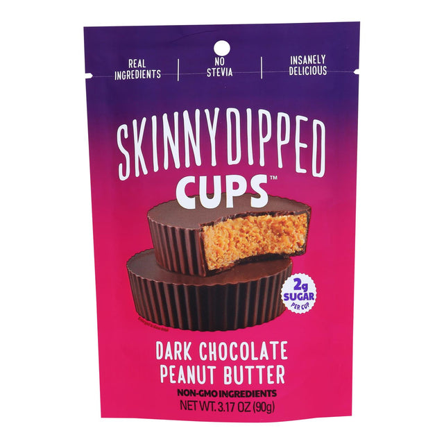 Skinnydipped Peanut Butter Cup Dark Chocolate, 3.17 Oz - Pack of 10 - Cozy Farm 