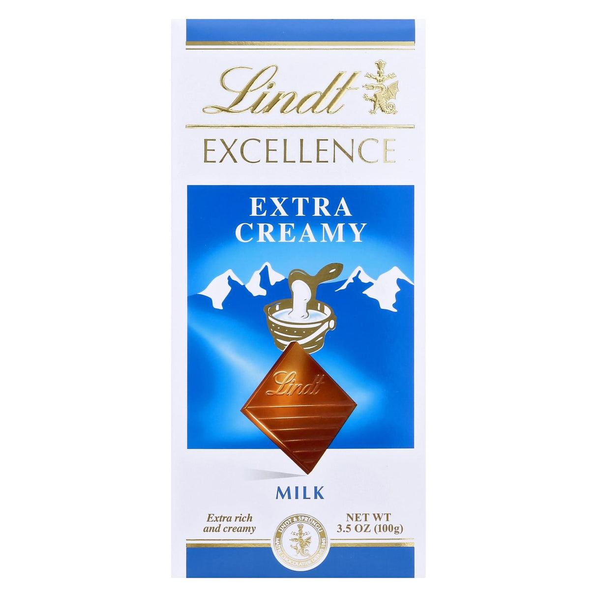 Lindt EXCELLENCE Creamy Milk Chocolate Bars - 12 Pack (3.5 oz Each) - Cozy Farm 