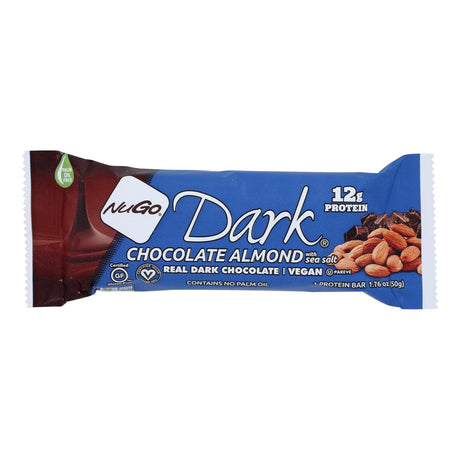 Nugo Dark Chocolate Almond Sea Salt Protein Bars - 12 Pack - 1.76 Oz - Cozy Farm 